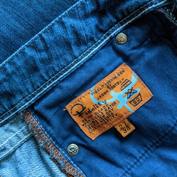 🇺🇸 Fidelity Japanese Denim Skinny Boot Jeans Made In USA - Picture 7 of 8